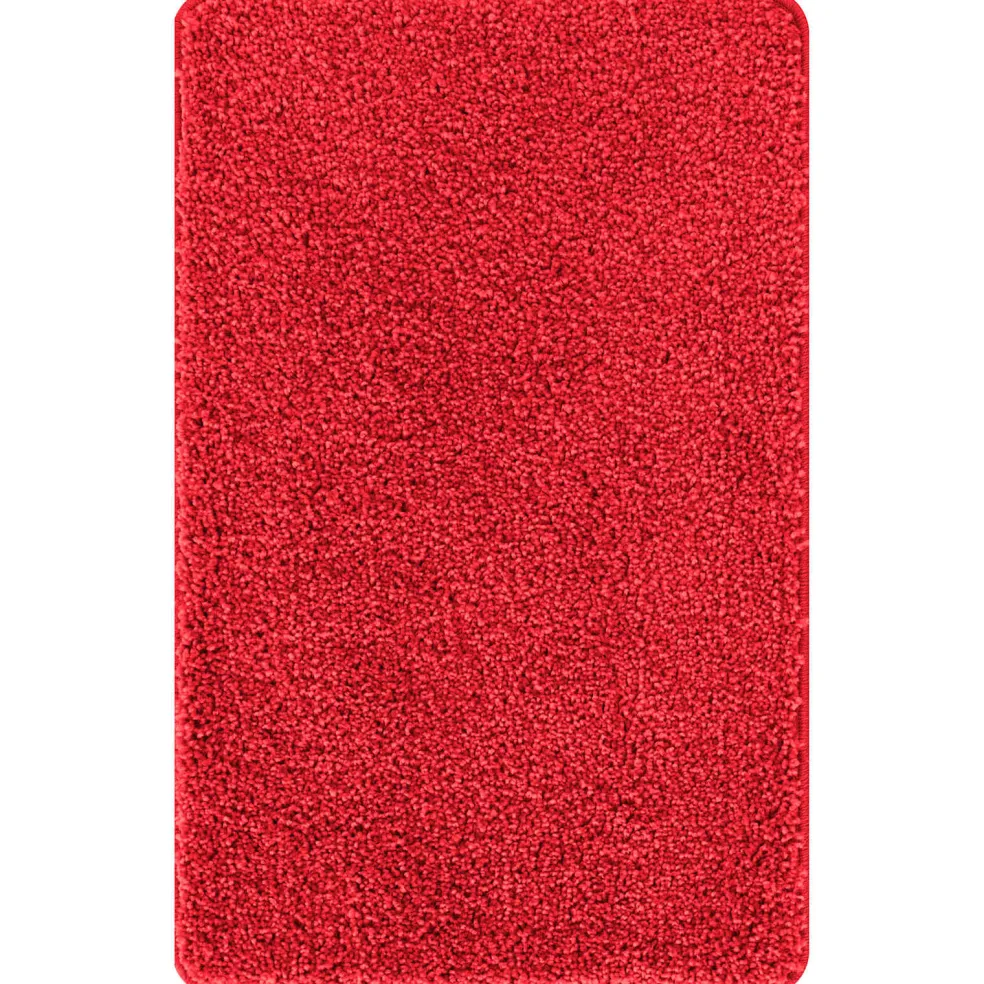 vidaXL Antislip Badmat Set 3 st Rood 50 x 80 cm PP