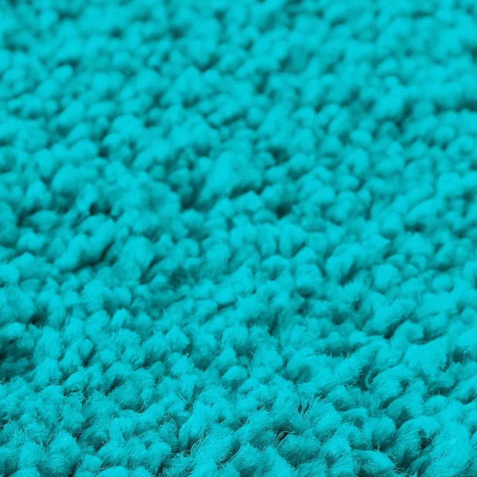 vidaXL Antislip Badmat Set 2 st Turquoise 50 x 50 cm PP