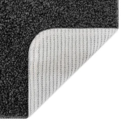 vidaXL Antislip Badmat Set 3 st Donkergrijs 50 x 80 cm PP