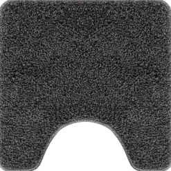 vidaXL Antislip Badmat Set 3 st Donkergrijs 50 x 80 cm PP