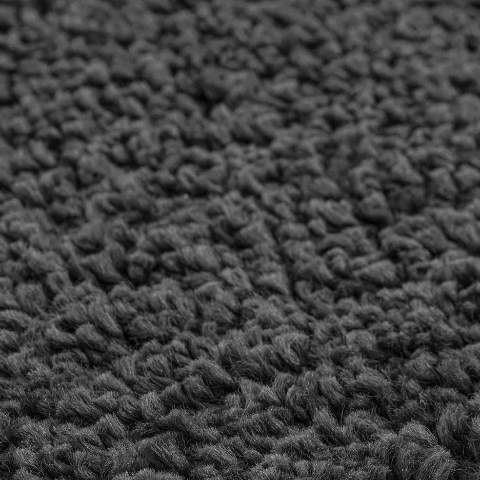 vidaXL Antislip Badmat Set 3 st Donkergrijs 50 x 80 cm PP