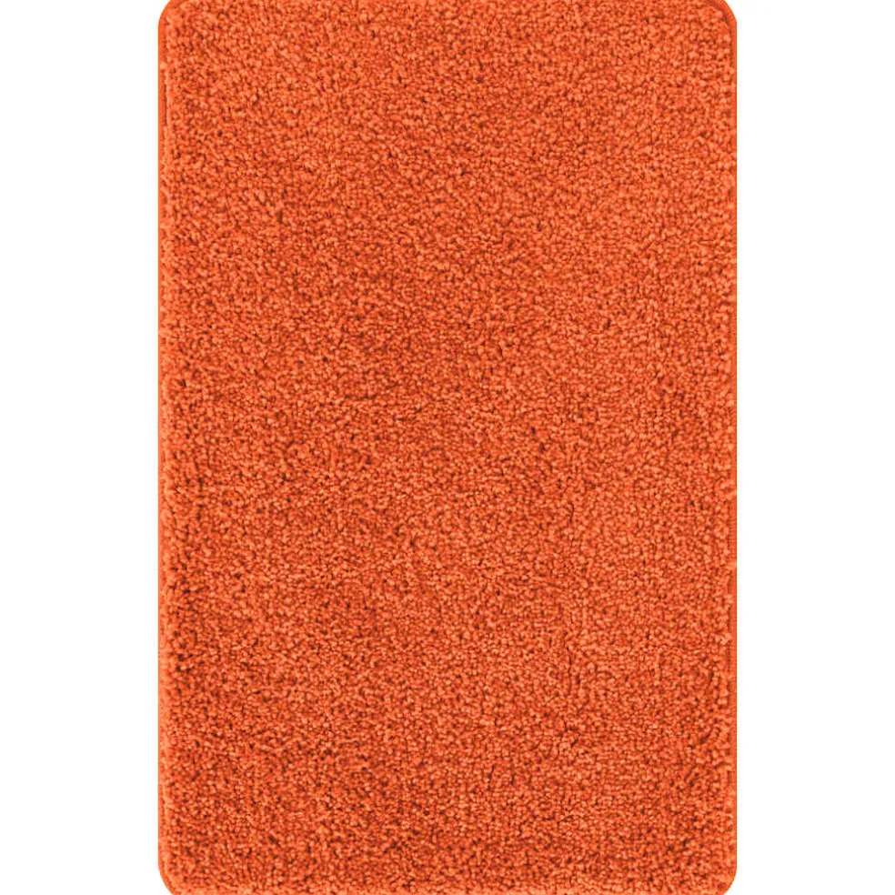 vidaXL Antislip Badmat Set 2 st Oranje 50 x 50 cm PP