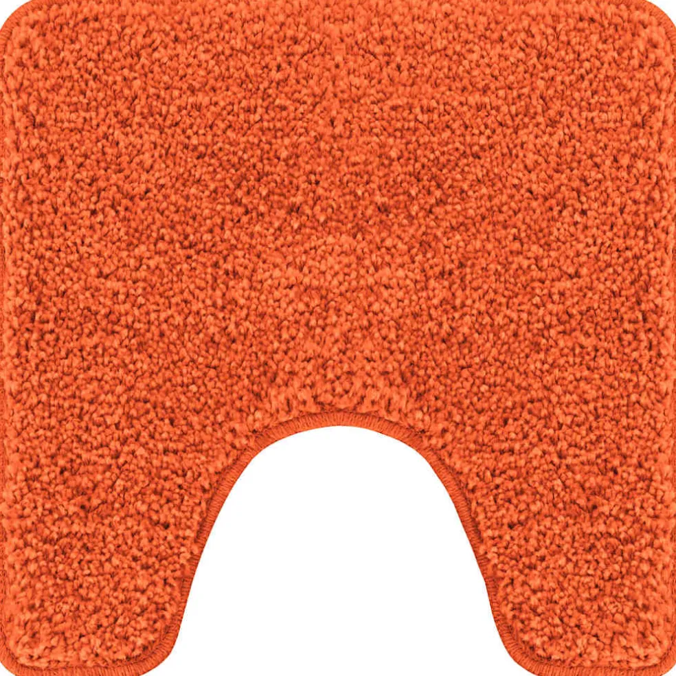 vidaXL Antislip Badmat Set 2 st Oranje 50 x 50 cm PP