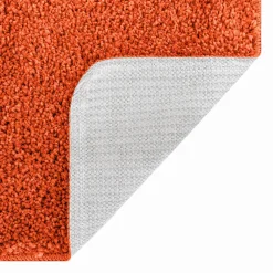 vidaXL Antislip Badmat Set 2 st Oranje 50 x 50 cm PP