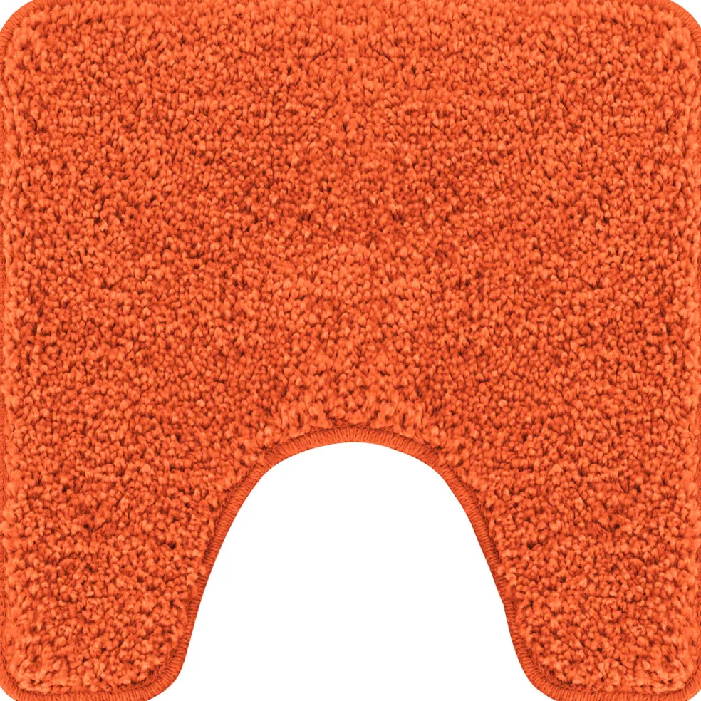 vidaXL Antislip Badmat Set 3 st Oranje 50 x 80 cm PP