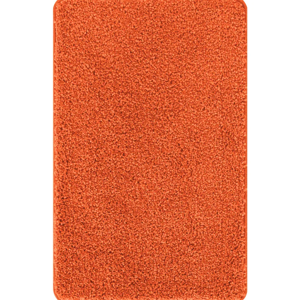 vidaXL Antislip Badmat Set 3 st Oranje 50 x 80 cm PP