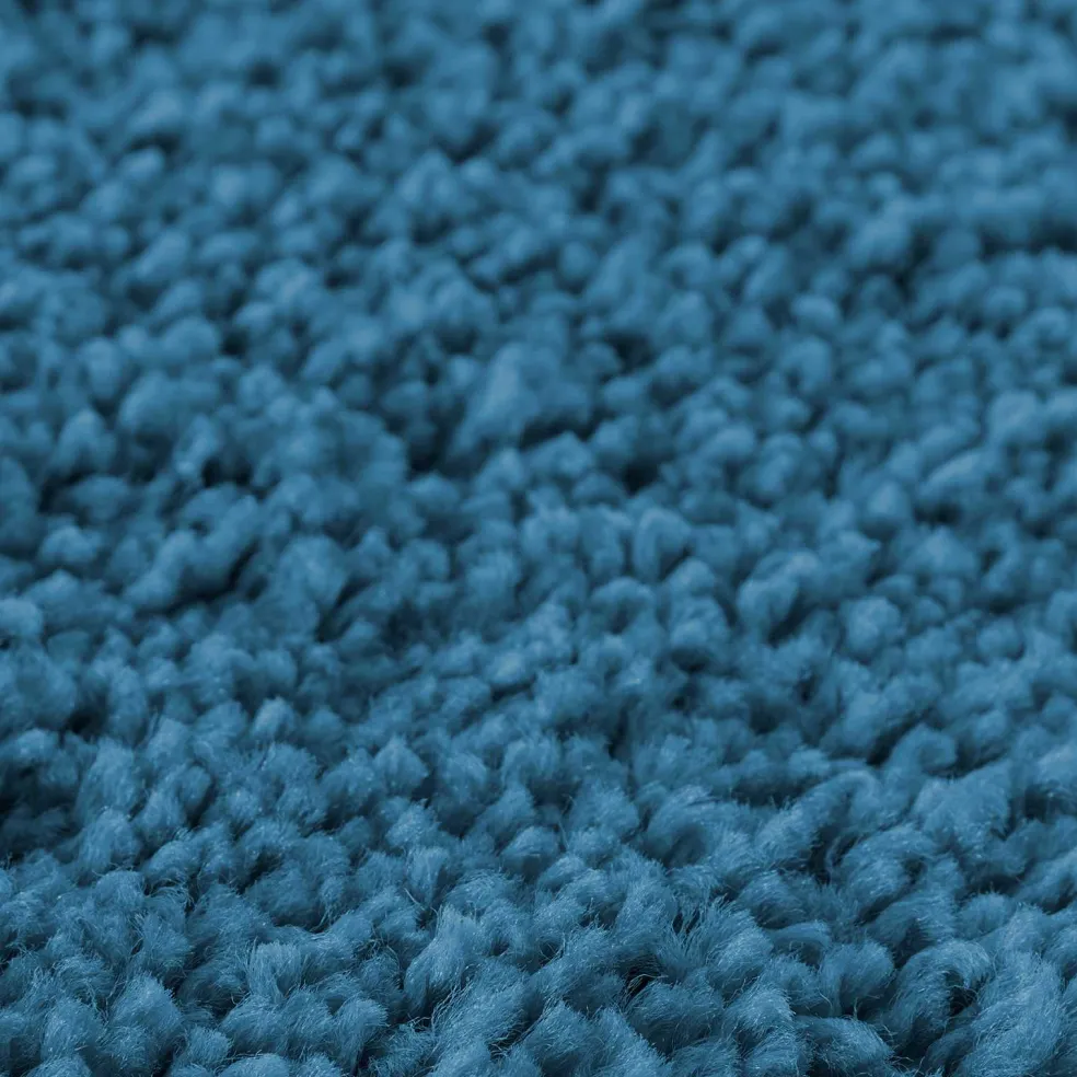 vidaXL Antislip Badmat Set 3 st Blauw 50 x 80 cm PP