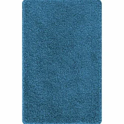 vidaXL Antislip Badmat Set 3 st Blauw 50 x 80 cm PP