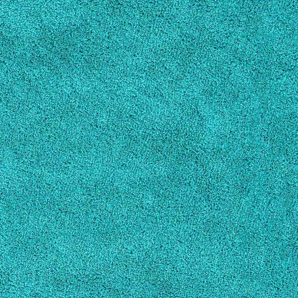 vidaXL Antislip Badmat Turquoise 50 x 80 cm PP