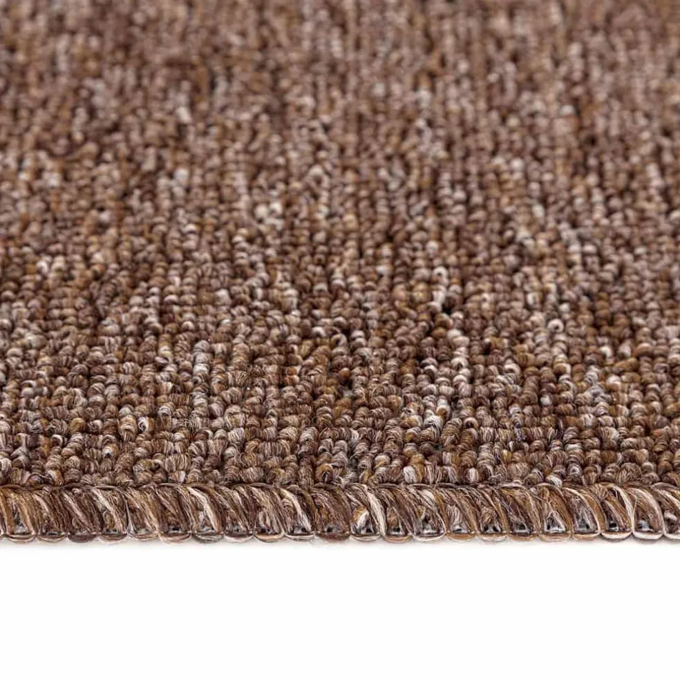 vidaXL Antislip Trapmatten 15 st 60 x 25 cm Bruin PP Rechthoekig