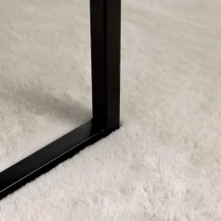 vidaXL Antislip vloerkleed van imitatie konijnenbont OLITE Beige
