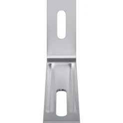 vidaXL Anti Tip Beugel 2 Zilver 74,5 x 15 x 32 mm IJzer