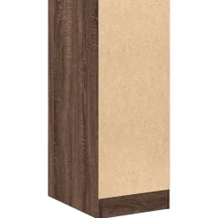 vidaXL Apothekerskast 30x41x77,5 cm bewerkt hout bruin eikenkleurig