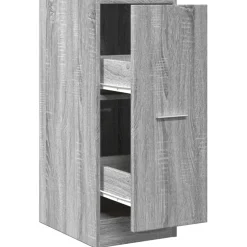 vidaXL Apothekerskast 30x41x77,5 cm bewerkt hout grijs sonoma eiken