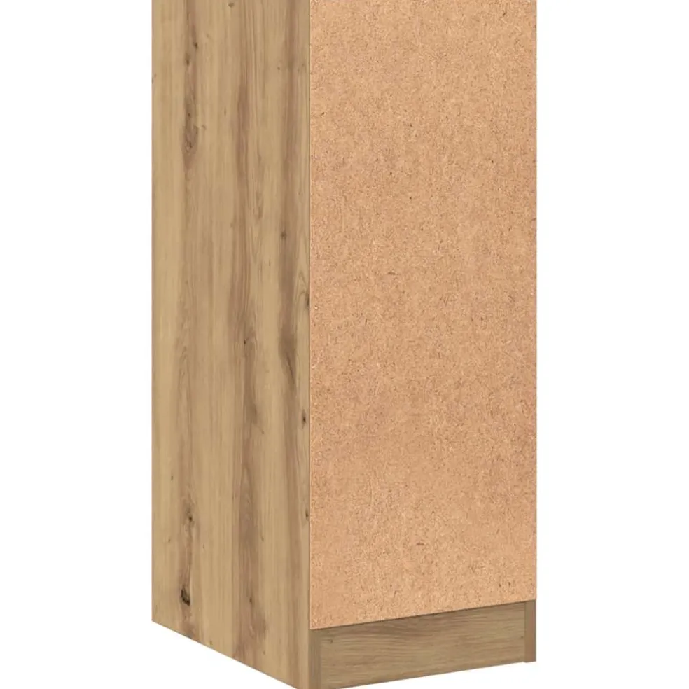 vidaXL Apothekerskast 30x41x77,5 cm bewerkt hout artisanaal eikenkleur