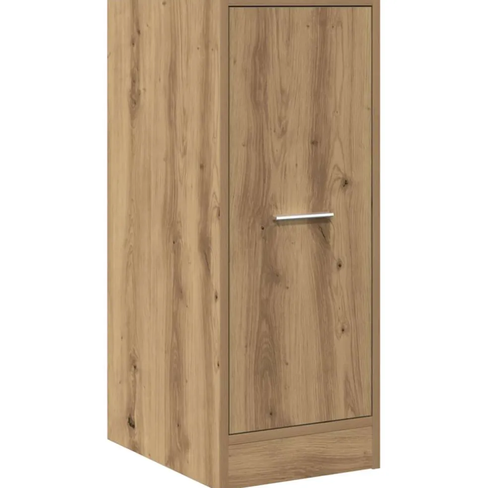 vidaXL Apothekerskast 30x41x77,5 cm bewerkt hout artisanaal eikenkleur