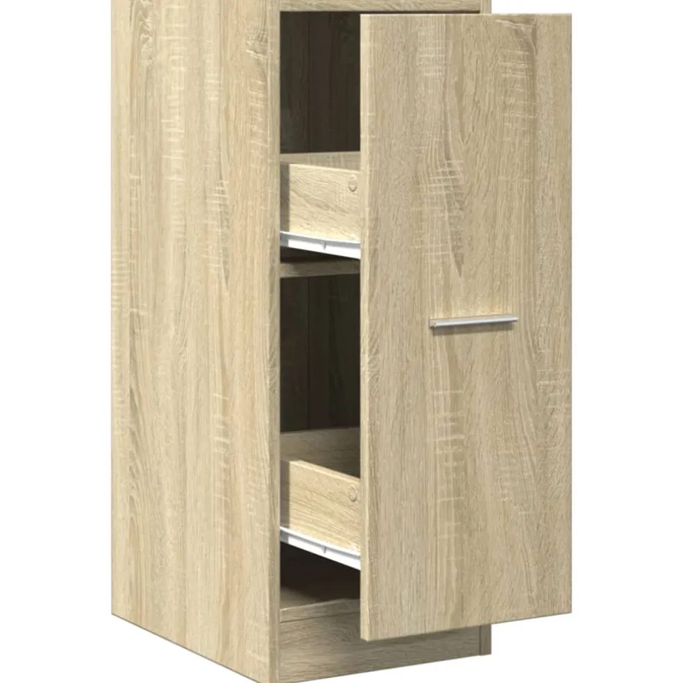 vidaXL Apothekerskast 30x41x77,5 cm bewerkt hout sonoma eikenkleurig