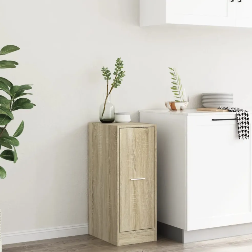 vidaXL Apothekerskast 30x41x77,5 cm bewerkt hout sonoma eikenkleurig