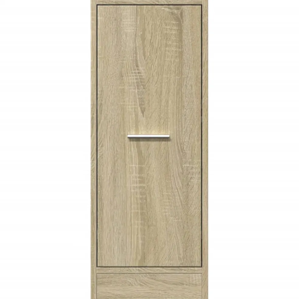 vidaXL Apothekerskast 30x41x77,5 cm bewerkt hout sonoma eikenkleurig