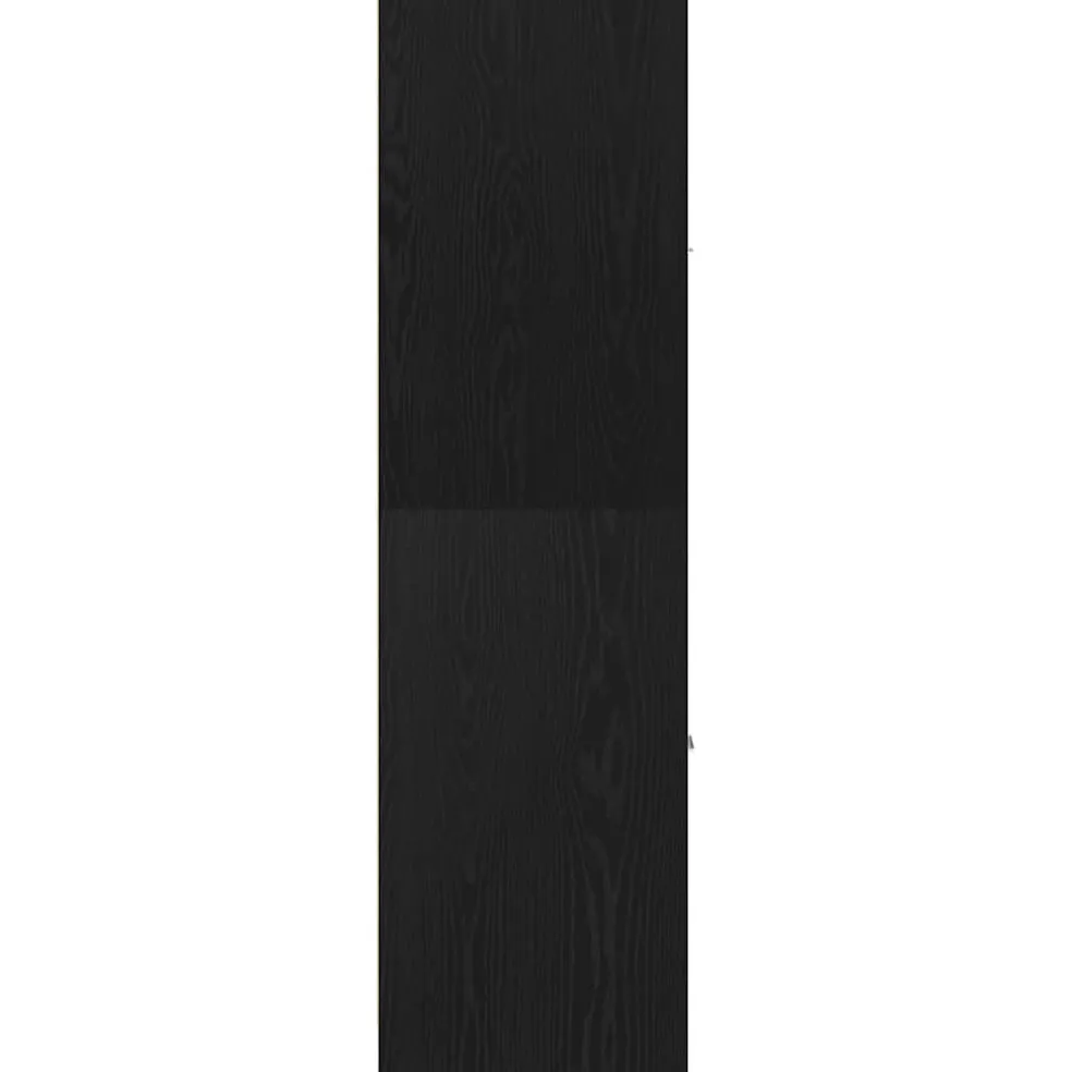 vidaXL Apothekerskast Zwart Eiken 30x41x144,5 cm Bewerkt Hout