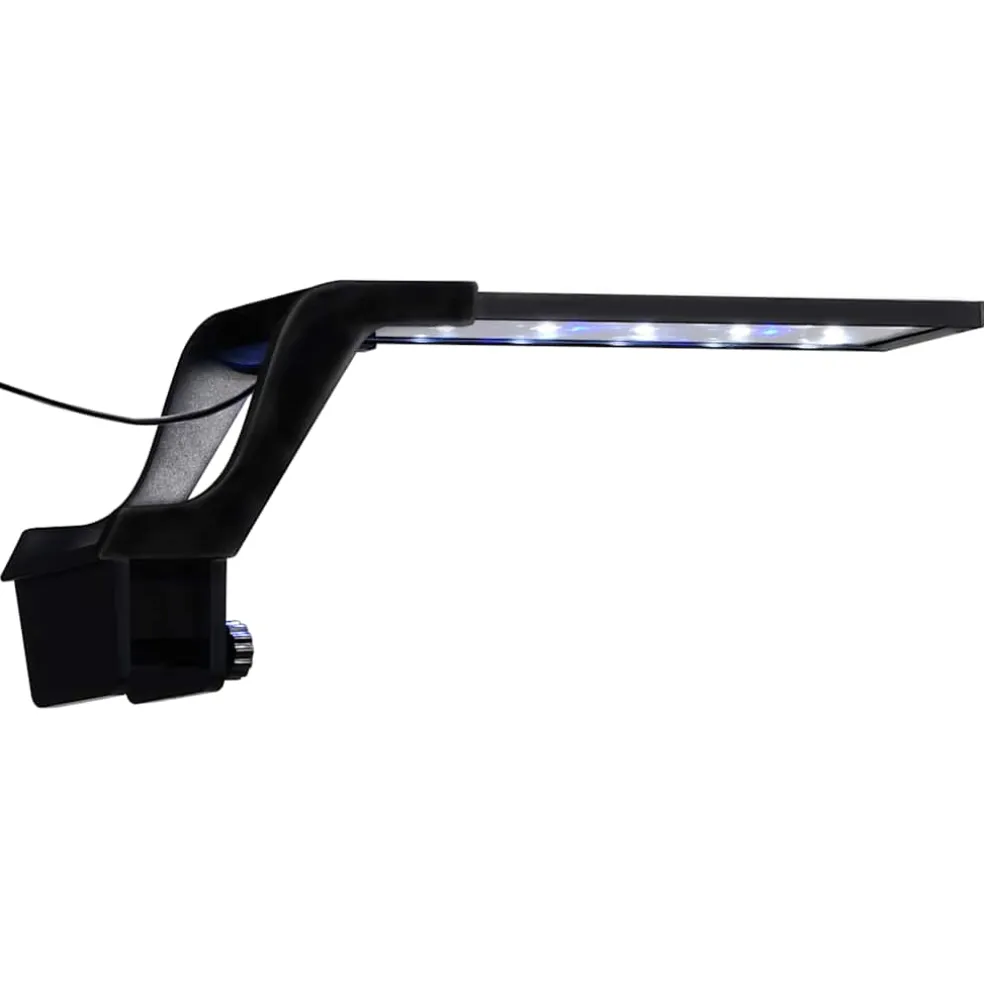 vidaXL Aquariumlamp met klem LED 25-45 cm blauw en wit
