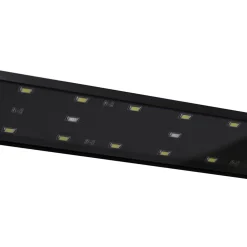 vidaXL Aquariumlamp met klem LED 25-45 cm blauw en wit
