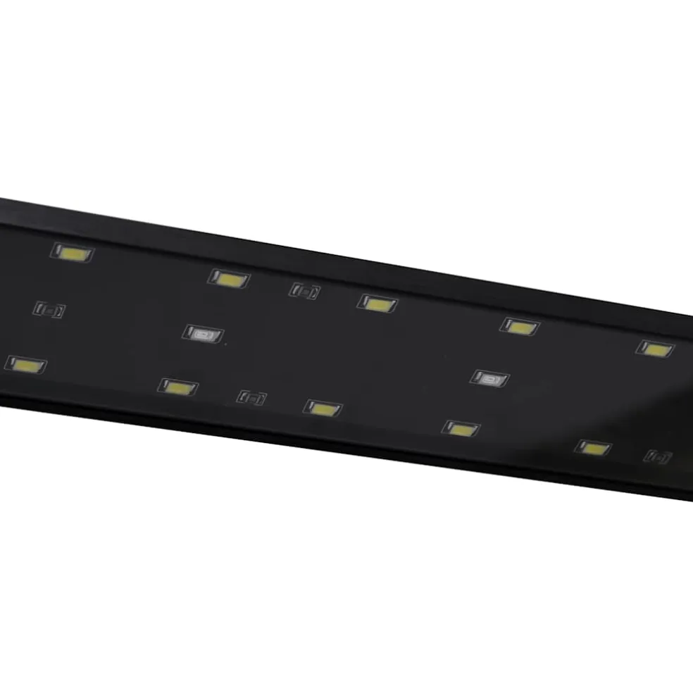vidaXL Aquariumlamp met klem LED 25-45 cm blauw en wit