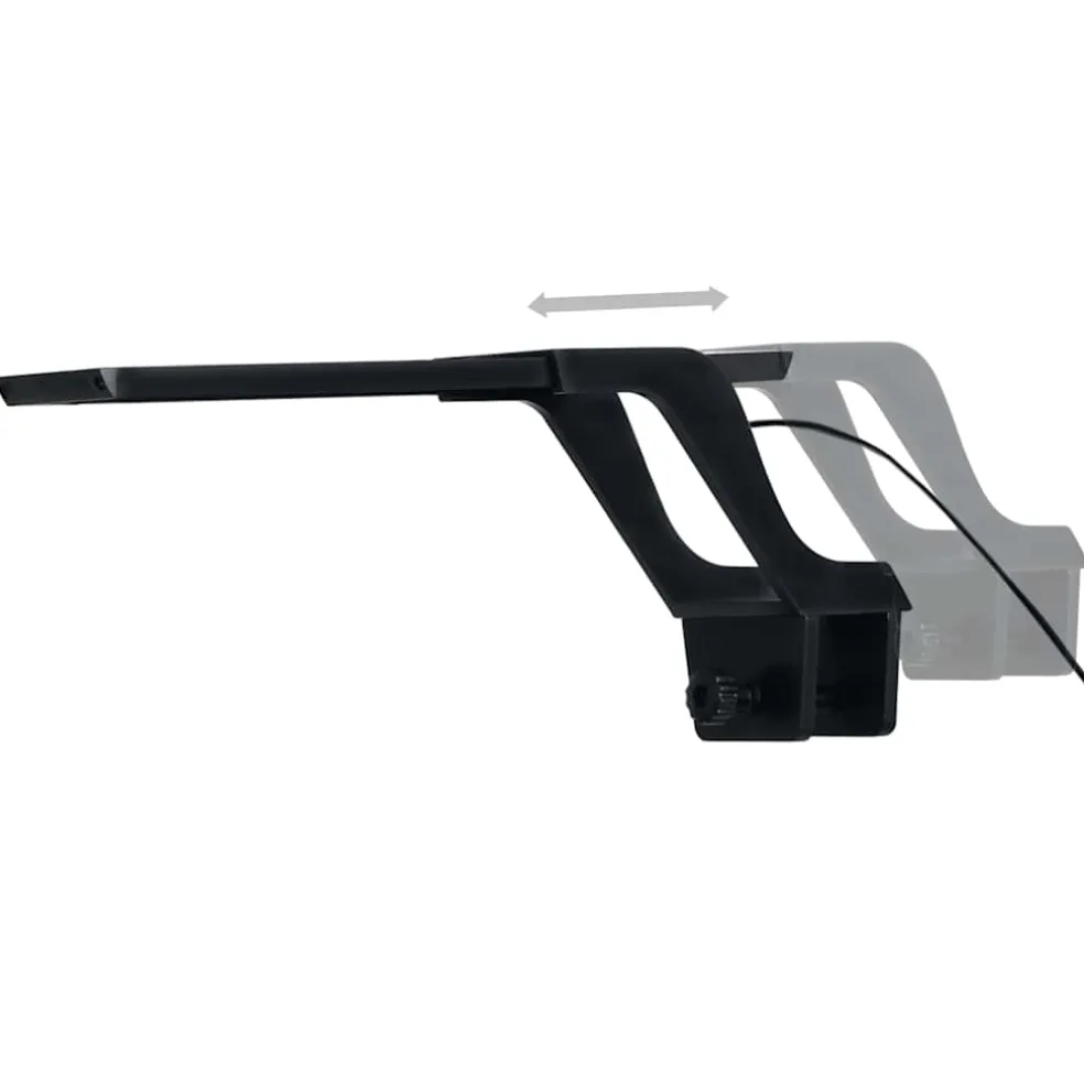 vidaXL Aquariumlamp met klem LED 25-45 cm blauw en wit