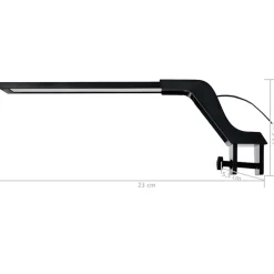 vidaXL Aquariumlamp met klem LED 25-45 cm blauw en wit