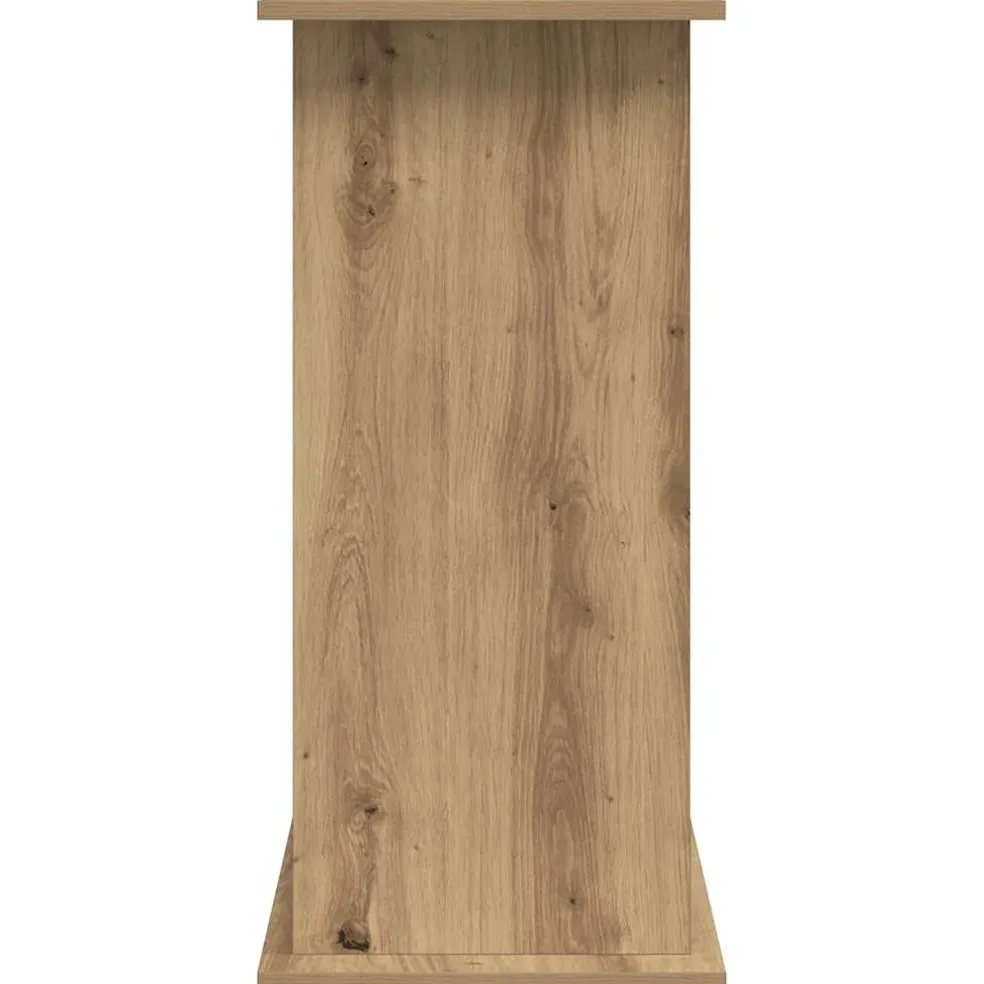 vidaXL Aquariumstandaard Artisan Eikenhout 81x36x73 cm Bewerkt Hout