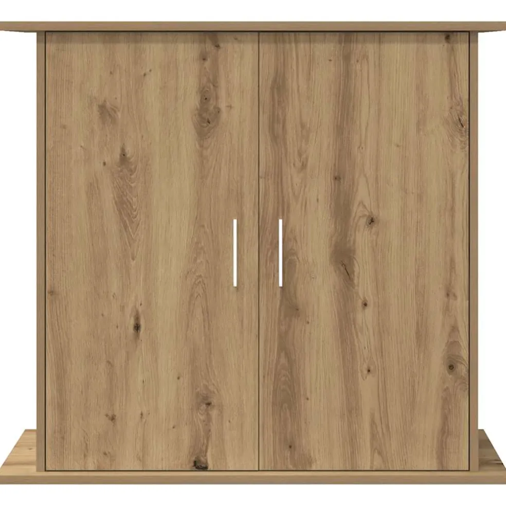 vidaXL Aquariumstandaard Artisan Eikenhout 81x36x73 cm Bewerkt Hout