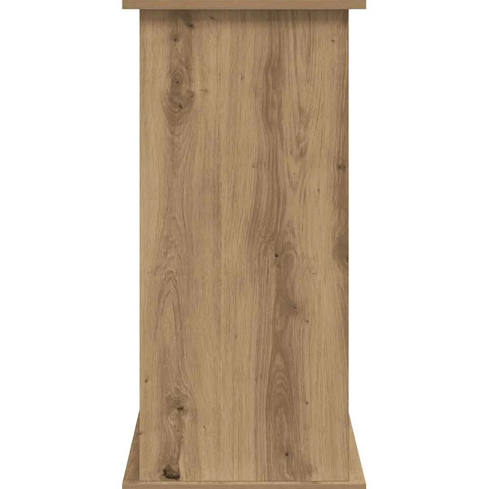 vidaXL Aquariumstandaard Artisan Eikenhout 81x36x73 cm Bewerkt Hout