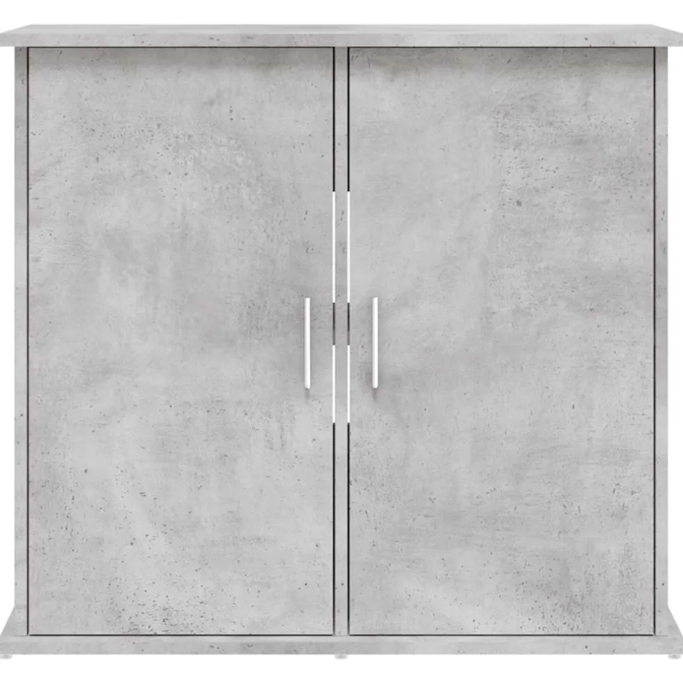 vidaXL Aquariumstandaard Betongrijs 81x36x73 cm Bewerkt hout