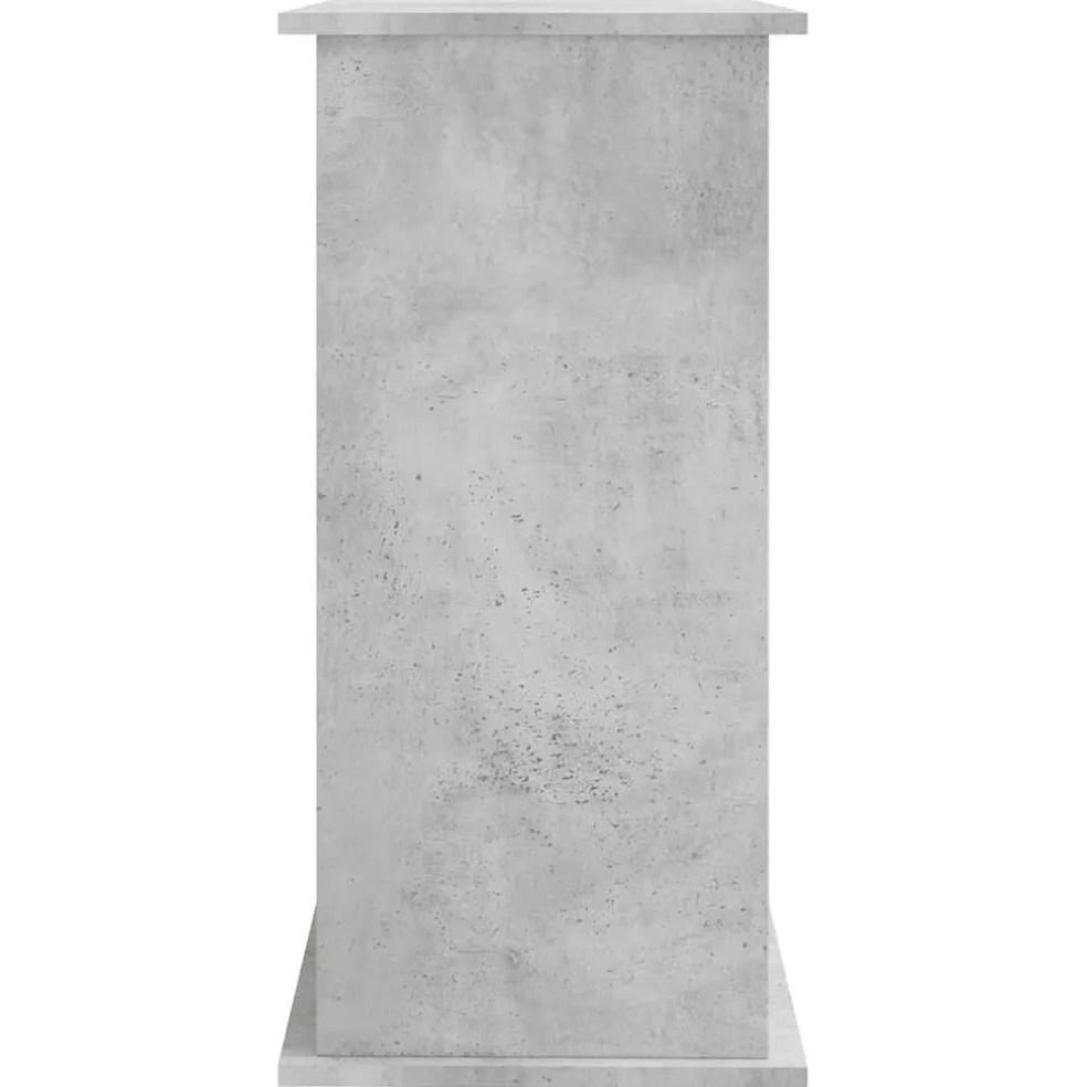 vidaXL Aquariumstandaard Betongrijs 81x36x73 cm Bewerkt hout