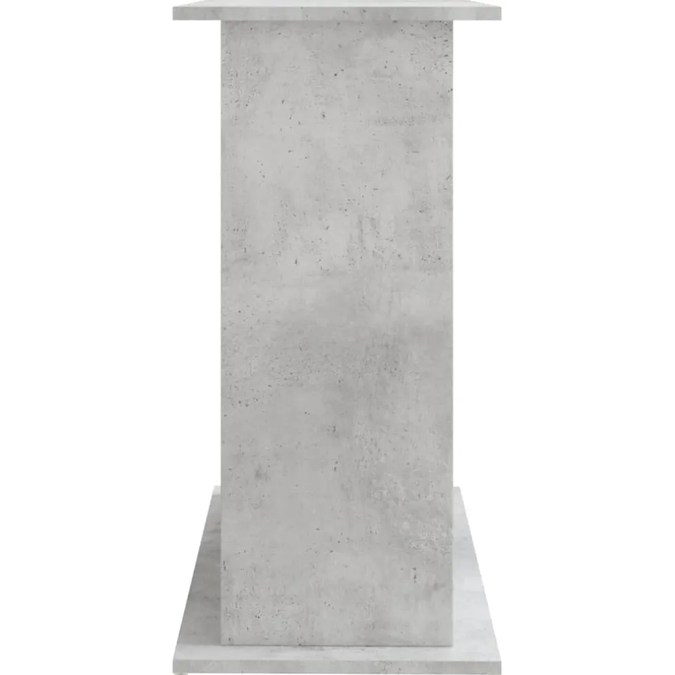 vidaXL Aquariumstandaard Betongrijs 81x36x73 cm Bewerkt hout