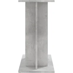 vidaXL Aquariumstandaard Betongrijs 60x30x60 cm Bewerkt hout