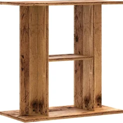 vidaXL Aquariumstandaard Oud Hout 60x30x60 cm Bewerkt Hout