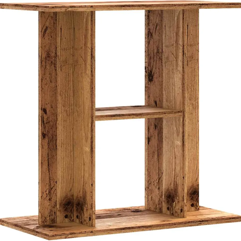 vidaXL Aquariumstandaard Oud Hout 60x30x60 cm Bewerkt Hout