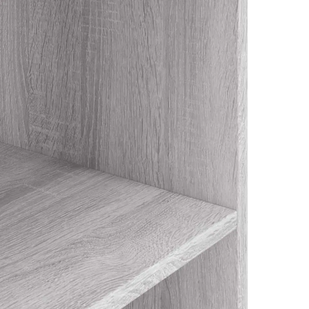 vidaXL Aquariumstandaard Sonoma Grijs 60x30x60 cm Bewerkt Hout