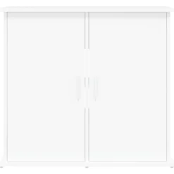 vidaXL Aquariumstandaard 81x36x73 cm bewerkt hout wit