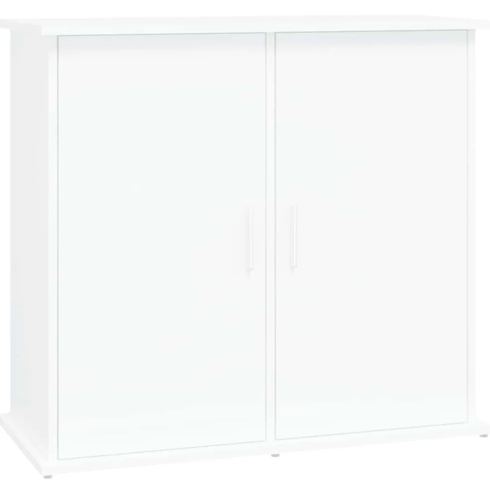 vidaXL Aquariumstandaard 81x36x73 cm bewerkt hout wit