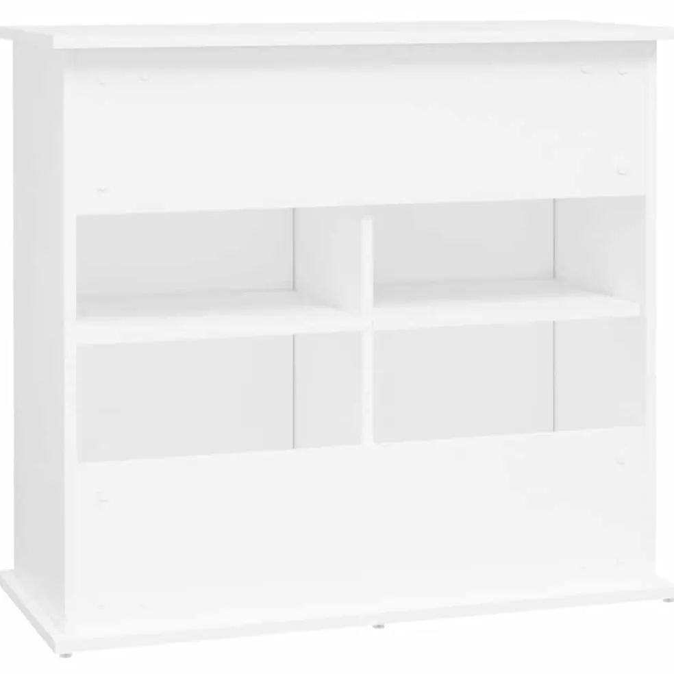 vidaXL Aquariumstandaard 81x36x73 cm bewerkt hout wit