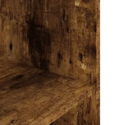 vidaXL Aquariumstandaard 60,5x36x72,5 cm bewerkt hout gerookt eiken