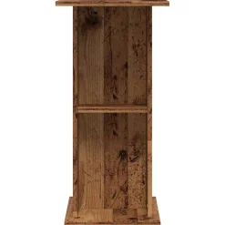 vidaXL Aquariumstandaard 36x60,5x72,5 cm bewerkt hout oud houtkleurig
