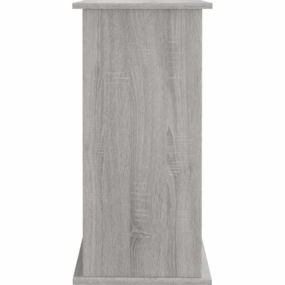 vidaXL Aquariumstandaard 81x36x73 cm bewerkt hout grijs sonoma eiken