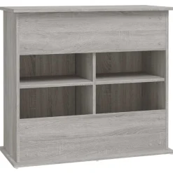 vidaXL Aquariumstandaard 81x36x73 cm bewerkt hout grijs sonoma eiken