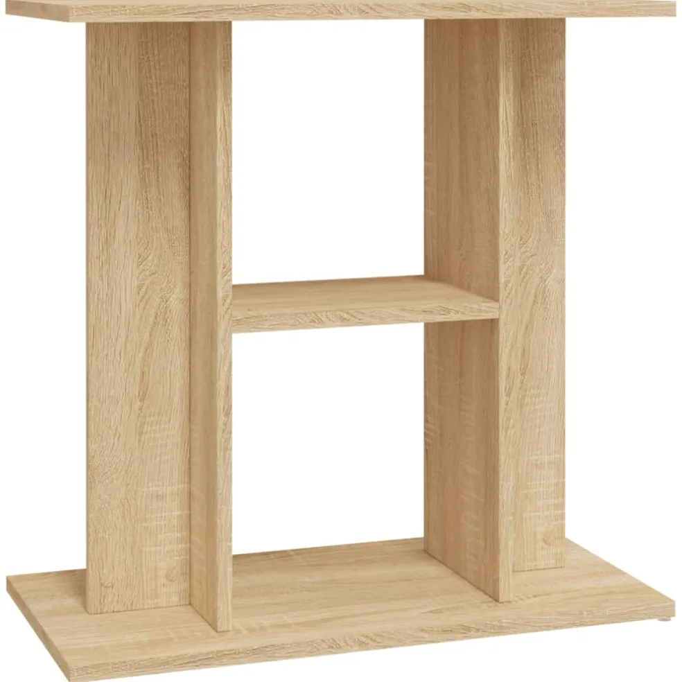 vidaXL Aquariumstandaard 60x30x60 cm bewerkt hout sonoma eikenkleurig