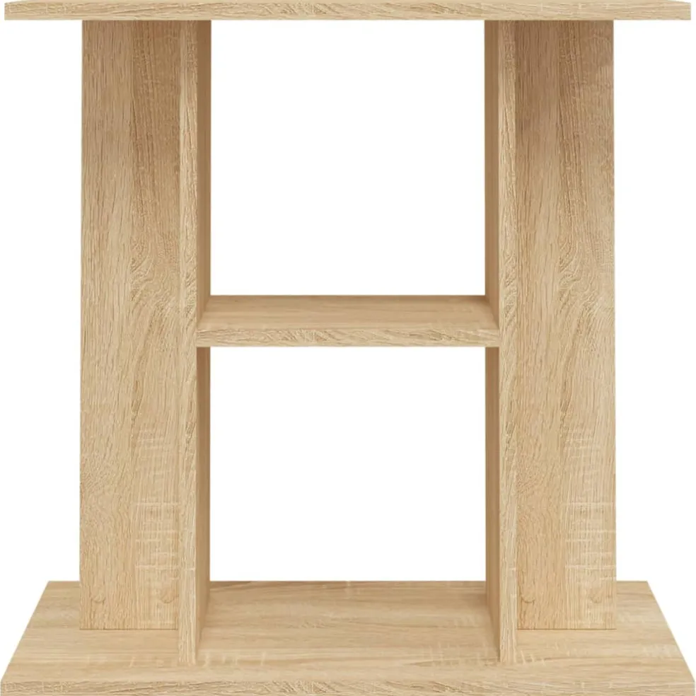 vidaXL Aquariumstandaard 60x30x60 cm bewerkt hout sonoma eikenkleurig