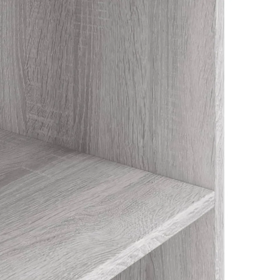 vidaXL Aquariumstandaard 60,5x36x72,5 cm bewerkt hout grijs sonoma