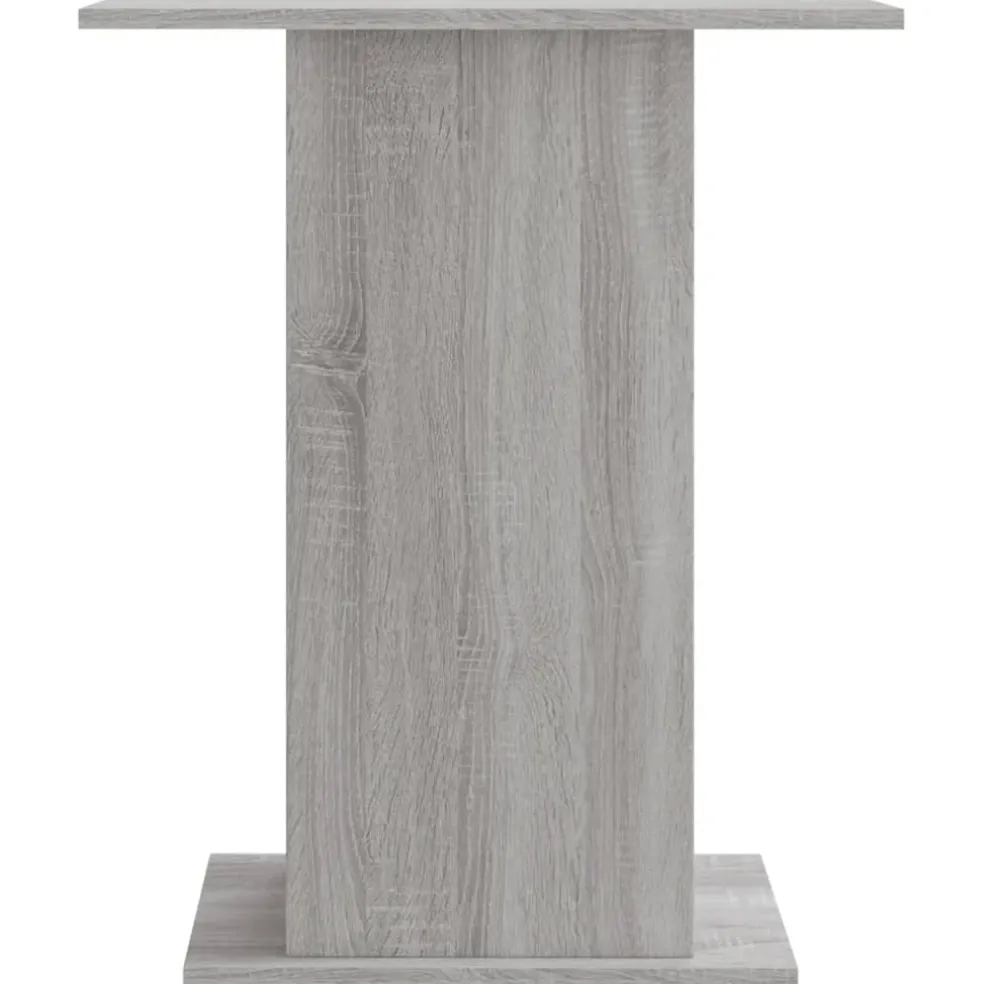 vidaXL Aquariumstandaard 60,5x36x72,5 cm bewerkt hout grijs sonoma